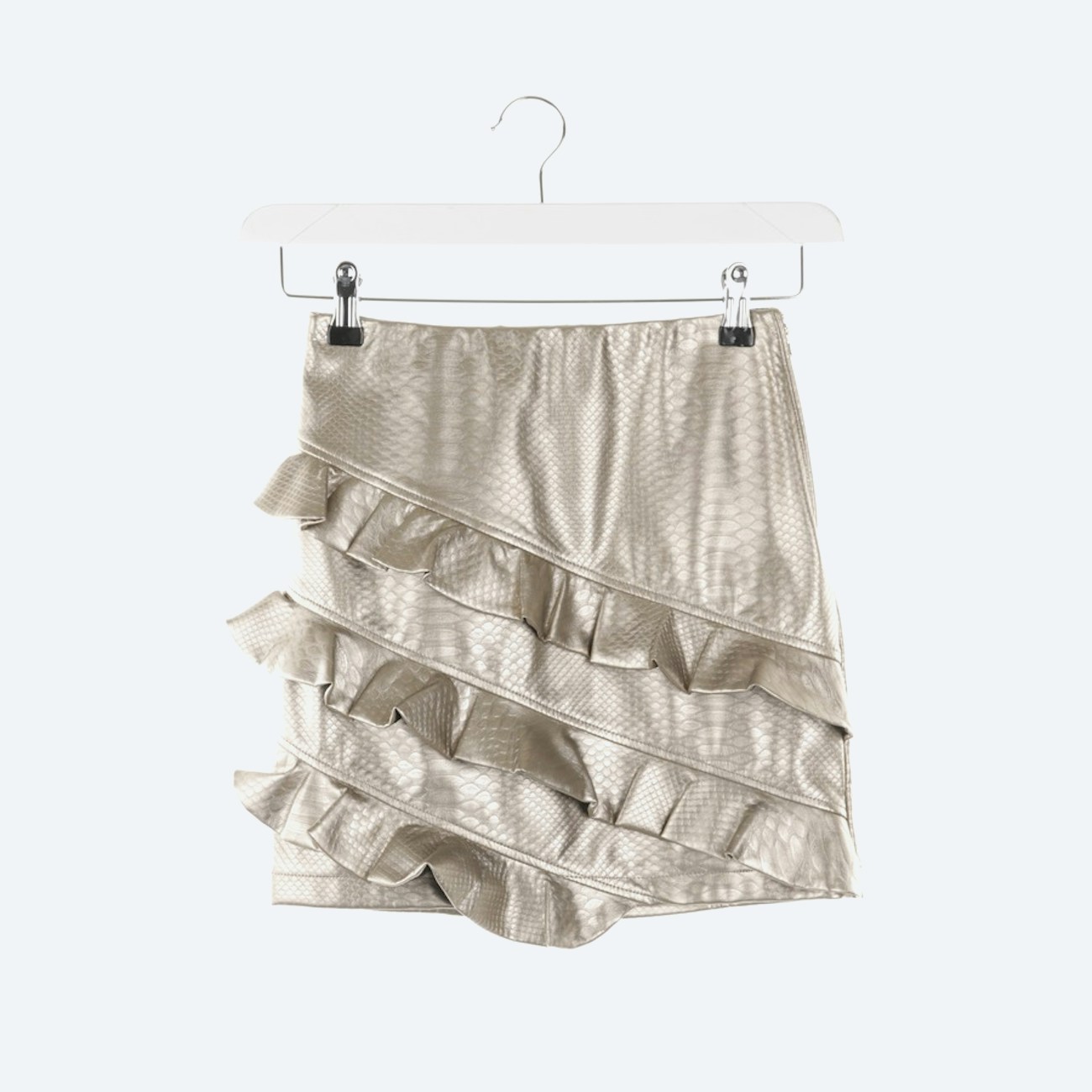 Image 1 of Mini skirts 34 Gold in color Metallic | Vite EnVogue
