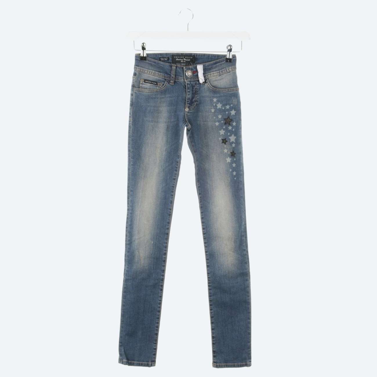 Bild 1 von Jeans Skinny W25 Stahlblau in Farbe Blau | Vite EnVogue