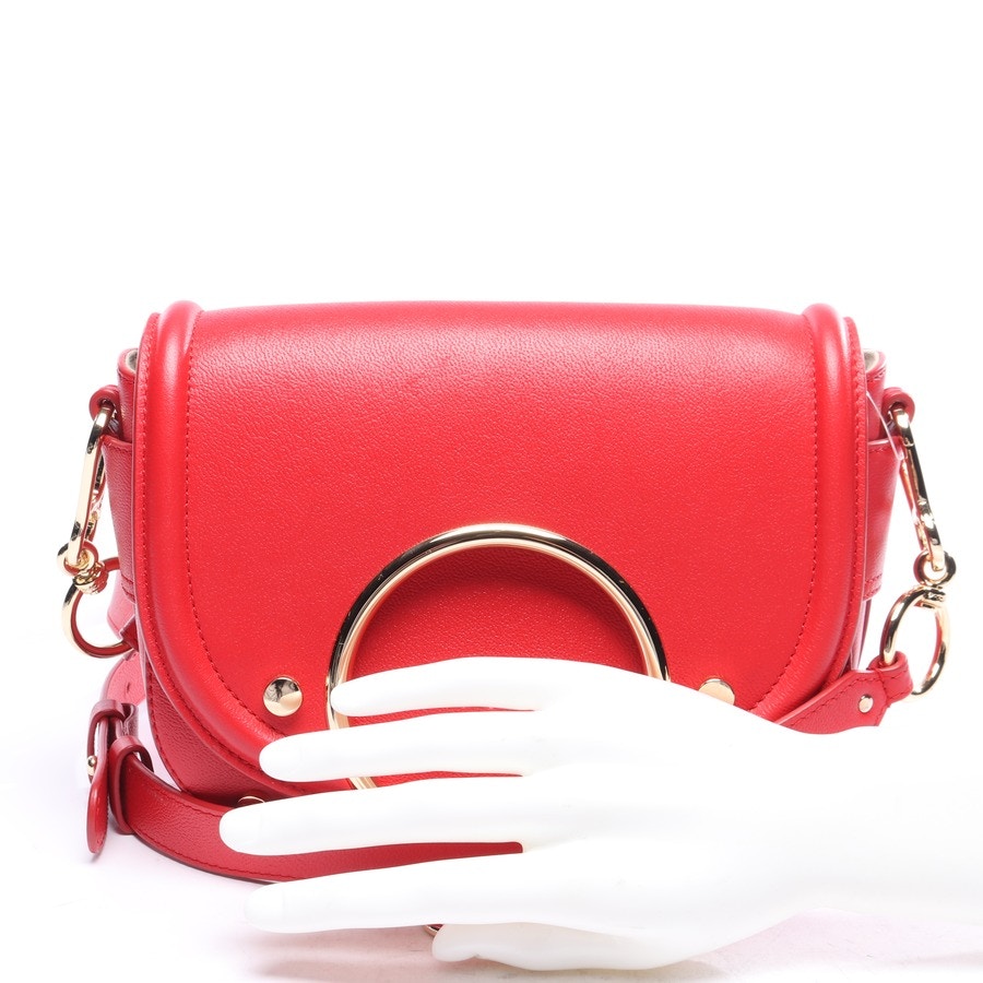Image 4 of Saddle bag in color Crimson | Vite EnVogue