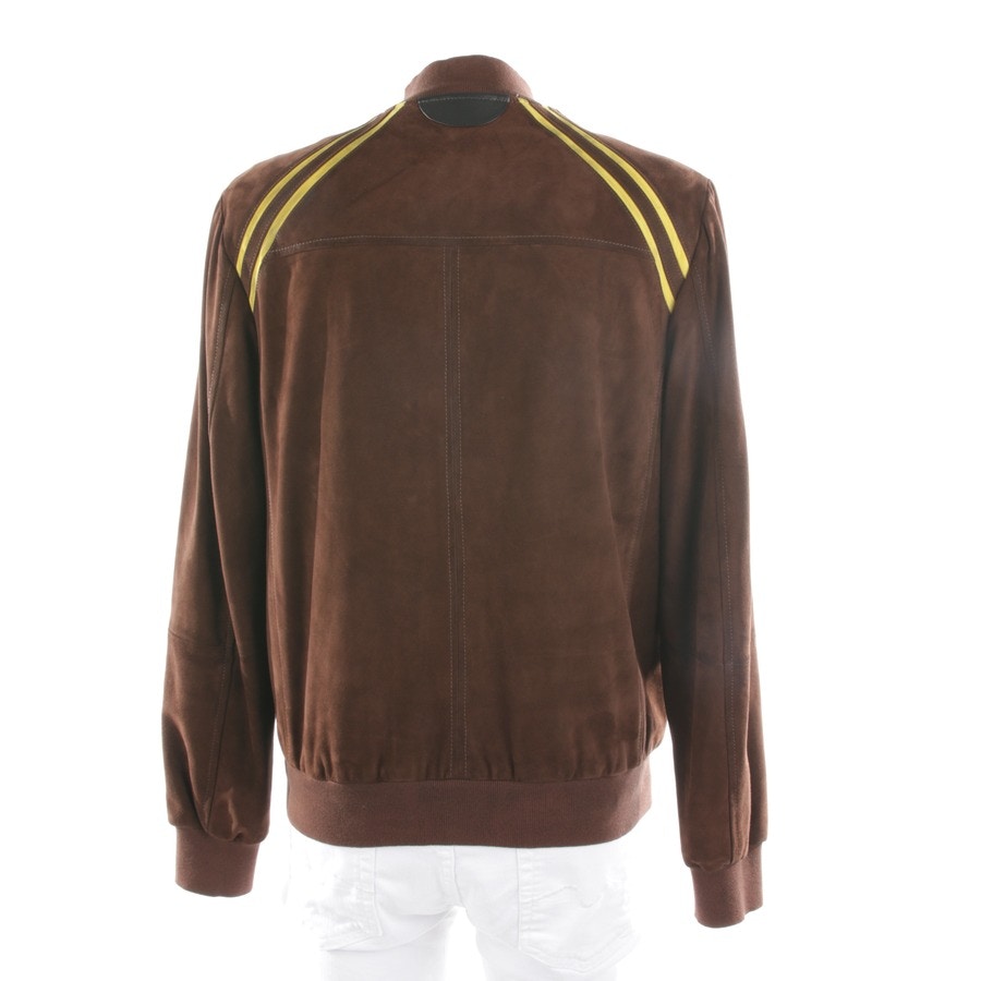Image 2 of Leather jacket L Brown in color Brown | Vite EnVogue