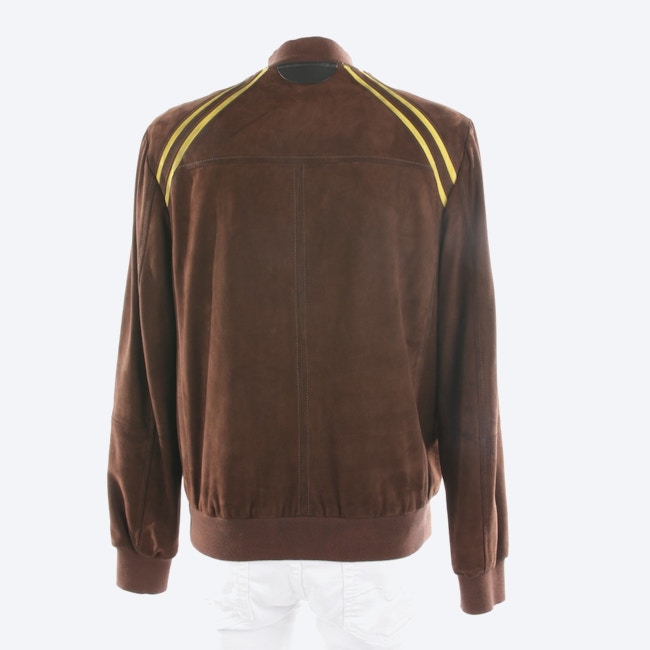 Image 2 of Leather jacket L Brown in color Brown | Vite EnVogue