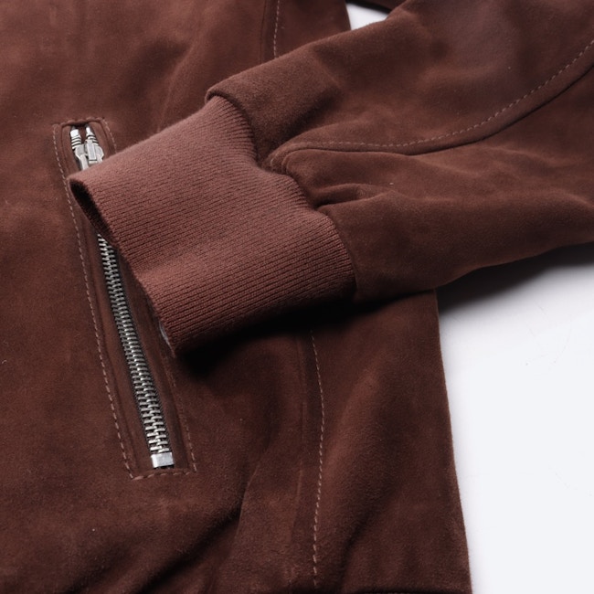Image 4 of Leather jacket L Brown in color Brown | Vite EnVogue