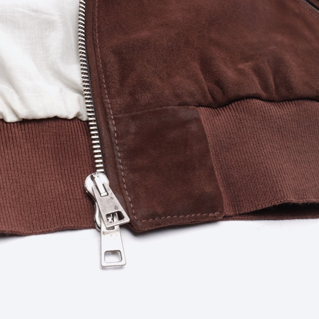 Image 5 of Leather jacket L Brown in color Brown | Vite EnVogue