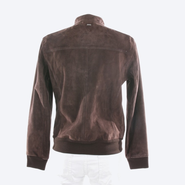 Image 2 of Leather jacket 48 Brown in color Brown | Vite EnVogue