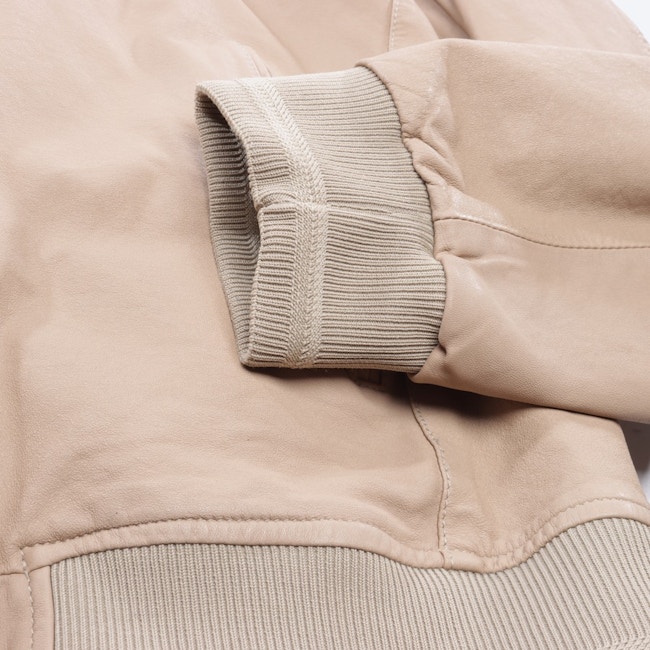 Image 4 of Leather Jacket 56 Beige in color White | Vite EnVogue