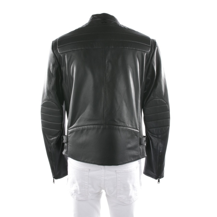 Image 2 of Leather jacket 52 Black in color Black | Vite EnVogue