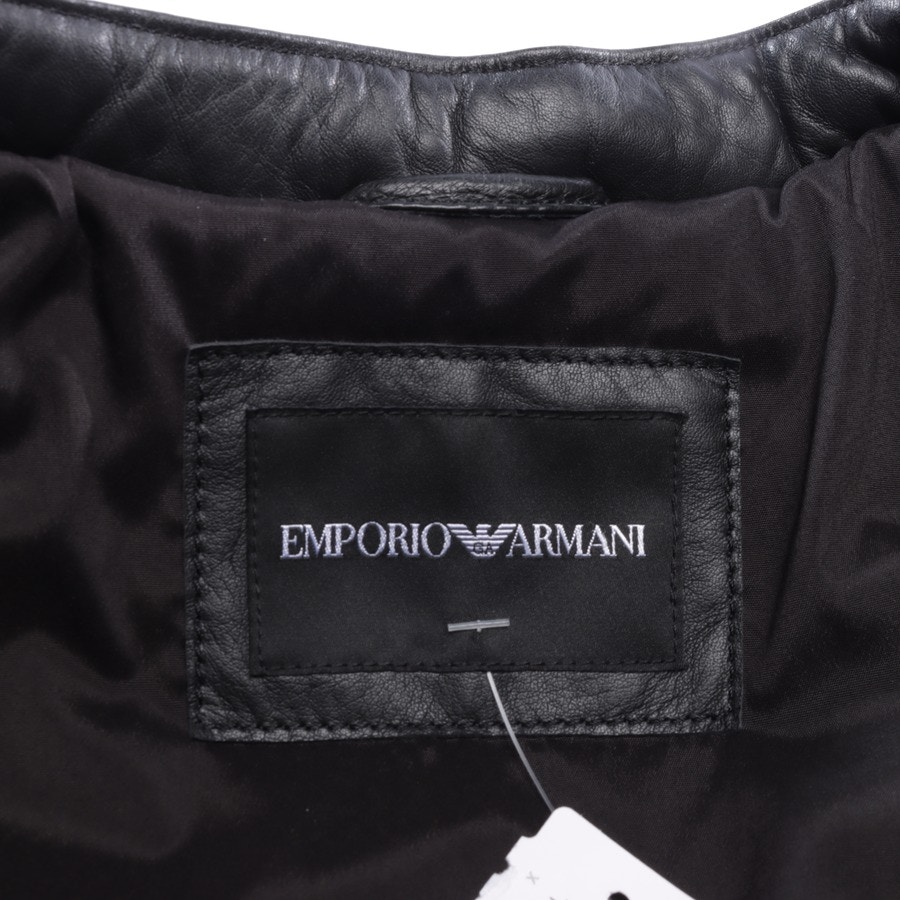 Image 3 of Leather jacket 52 Black in color Black | Vite EnVogue