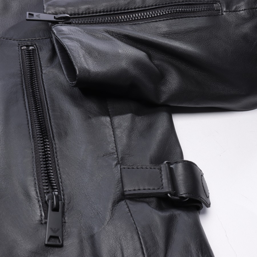 Image 4 of Leather jacket 52 Black in color Black | Vite EnVogue