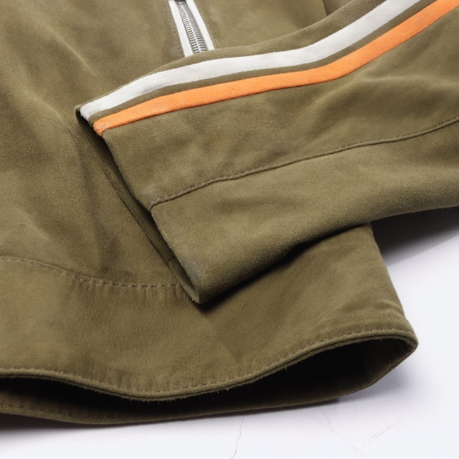 Image 4 of Leather jacket XL Olivedrab in color Green | Vite EnVogue