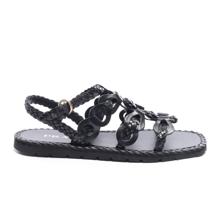 Image 1 of Strappy sandals EUR 37.5 Black in color Black | Vite EnVogue