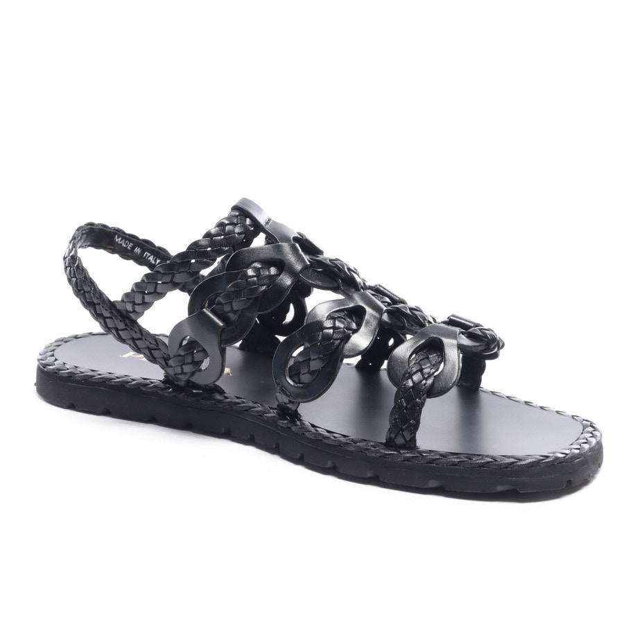 Image 2 of Strappy sandals EUR 37.5 Black in color Black | Vite EnVogue