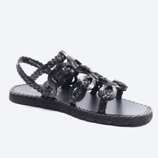 Image 2 of Strappy sandals EUR 37.5 Black in color Black | Vite EnVogue