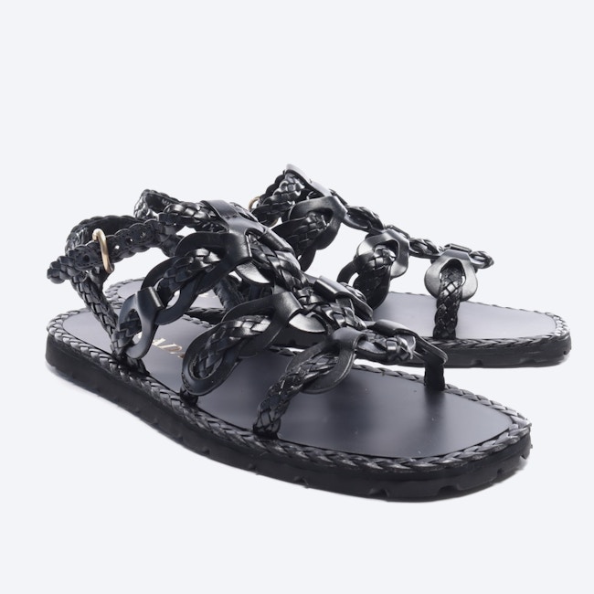 Image 3 of Strappy sandals EUR 37.5 Black in color Black | Vite EnVogue