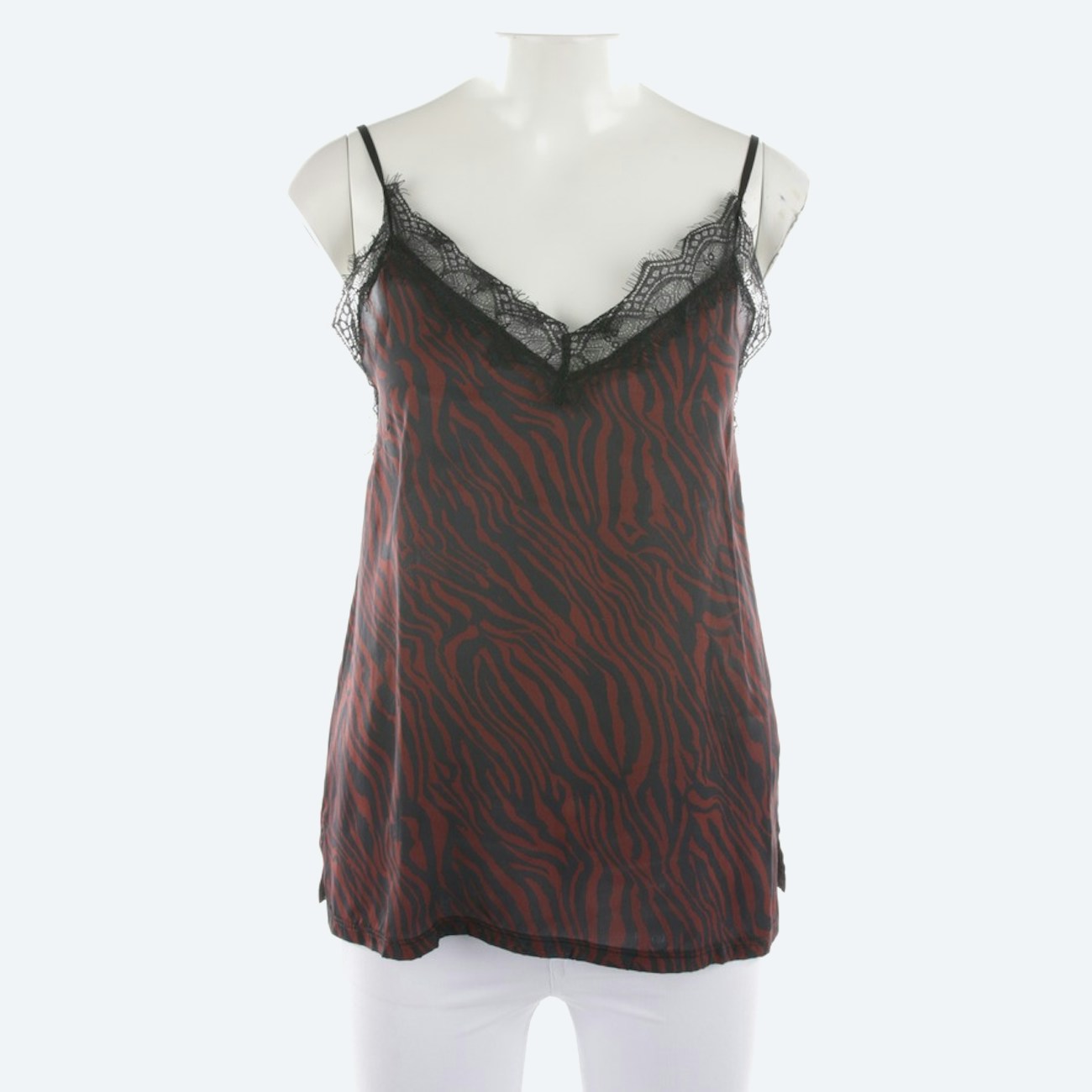 Image 1 of Silk tops 36 Chocolate in color Brown | Vite EnVogue