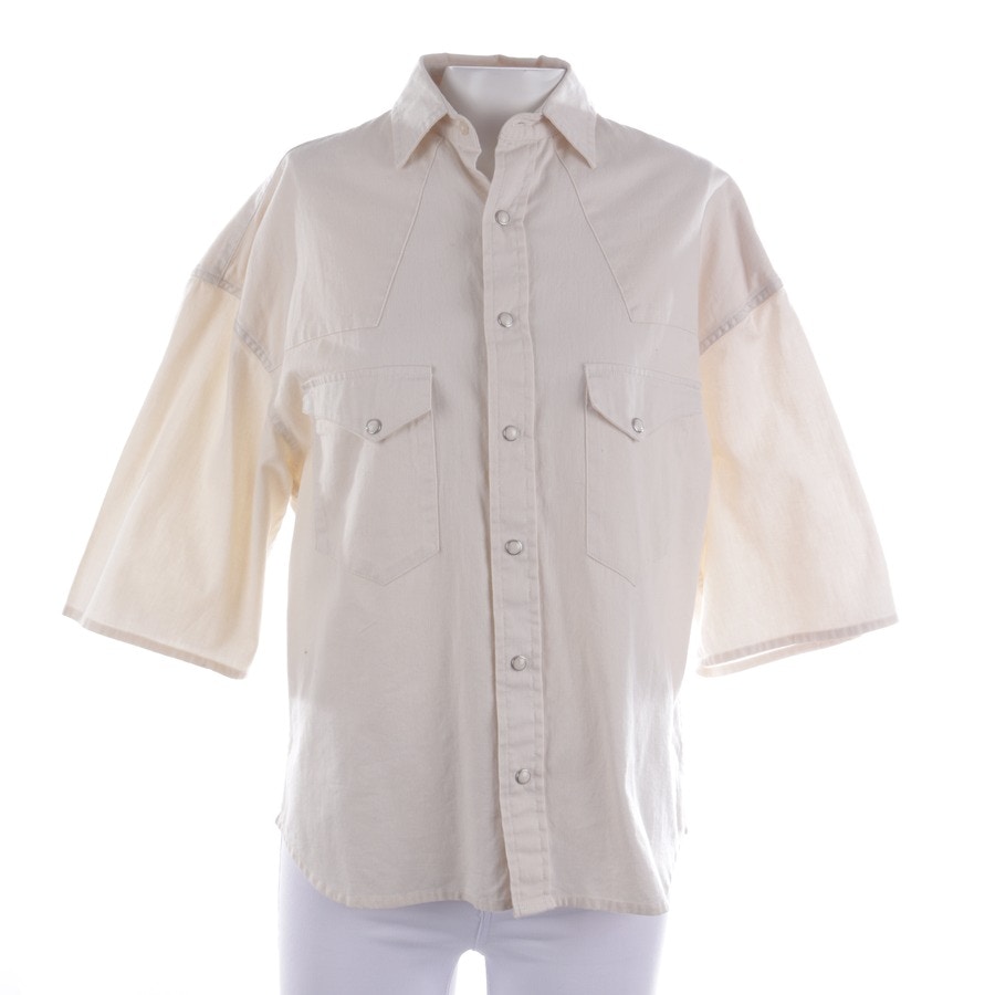 Image 1 of Shirt M Beige in color White | Vite EnVogue