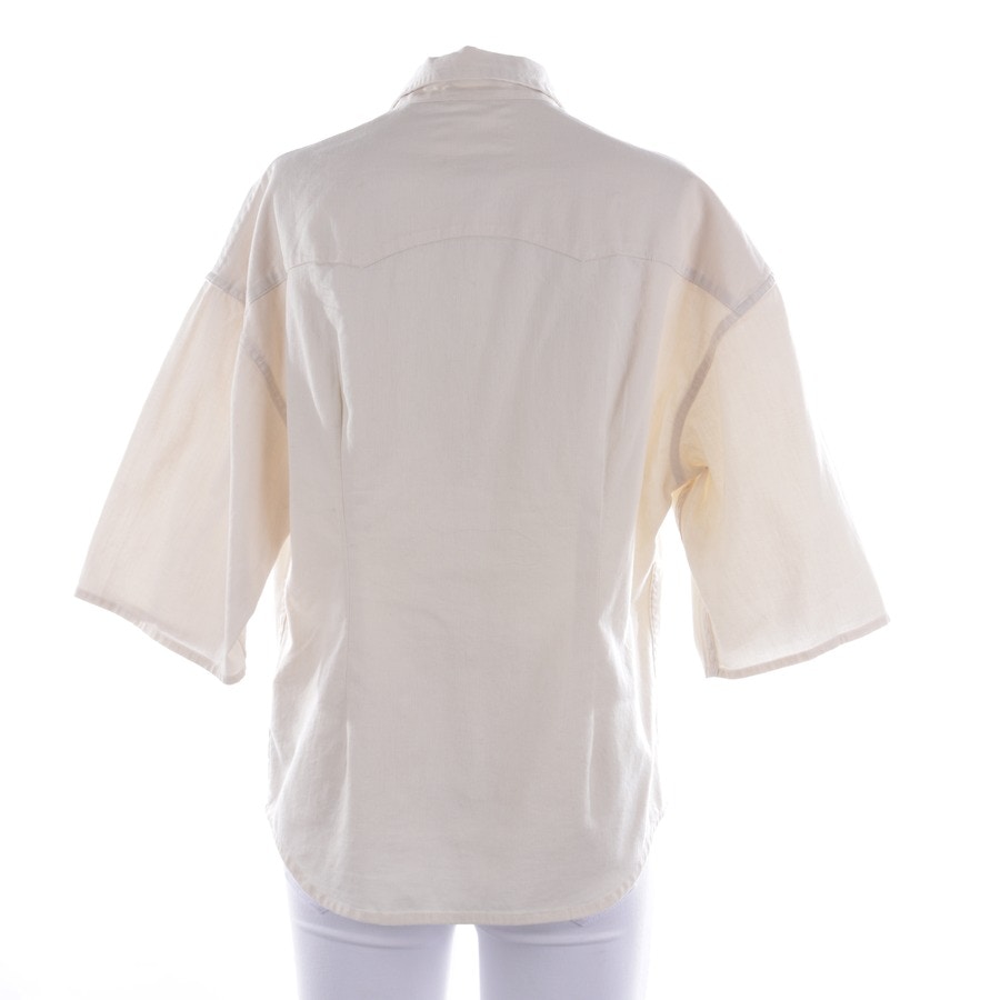Image 2 of Shirt M Beige in color White | Vite EnVogue