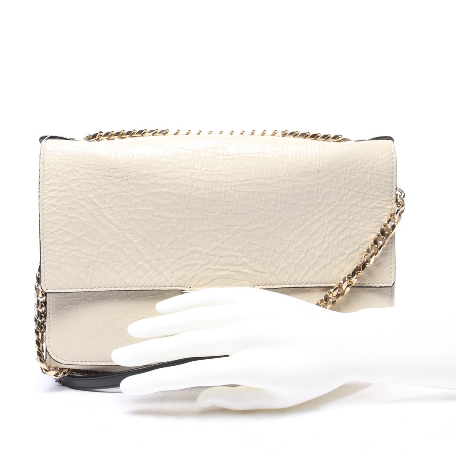 Image 4 of shoulder bag Grège in color White | Vite EnVogue