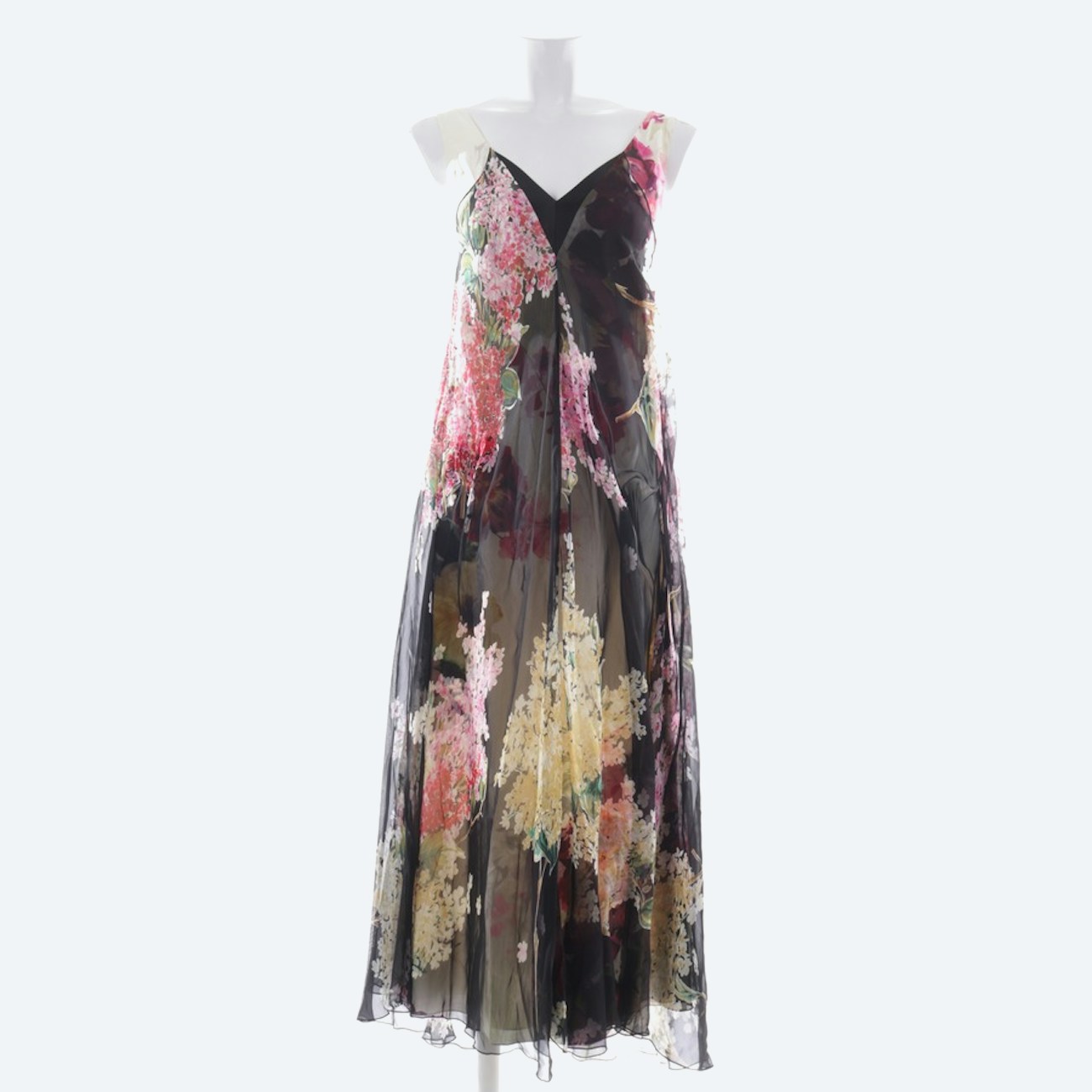 Image 1 of Silk Dress 32 Multicolored in color Multicolored | Vite EnVogue