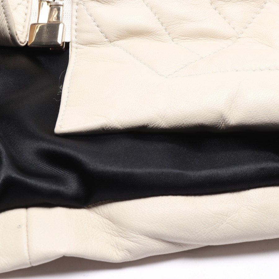Image 5 of Leather Vest M Cream in color White | Vite EnVogue