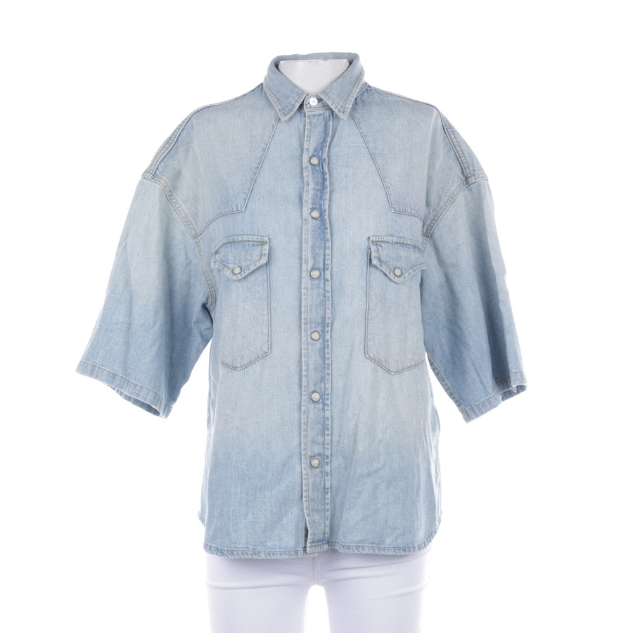 Image 1 of Jeans Shirt M Light Blue in color Blue | Vite EnVogue