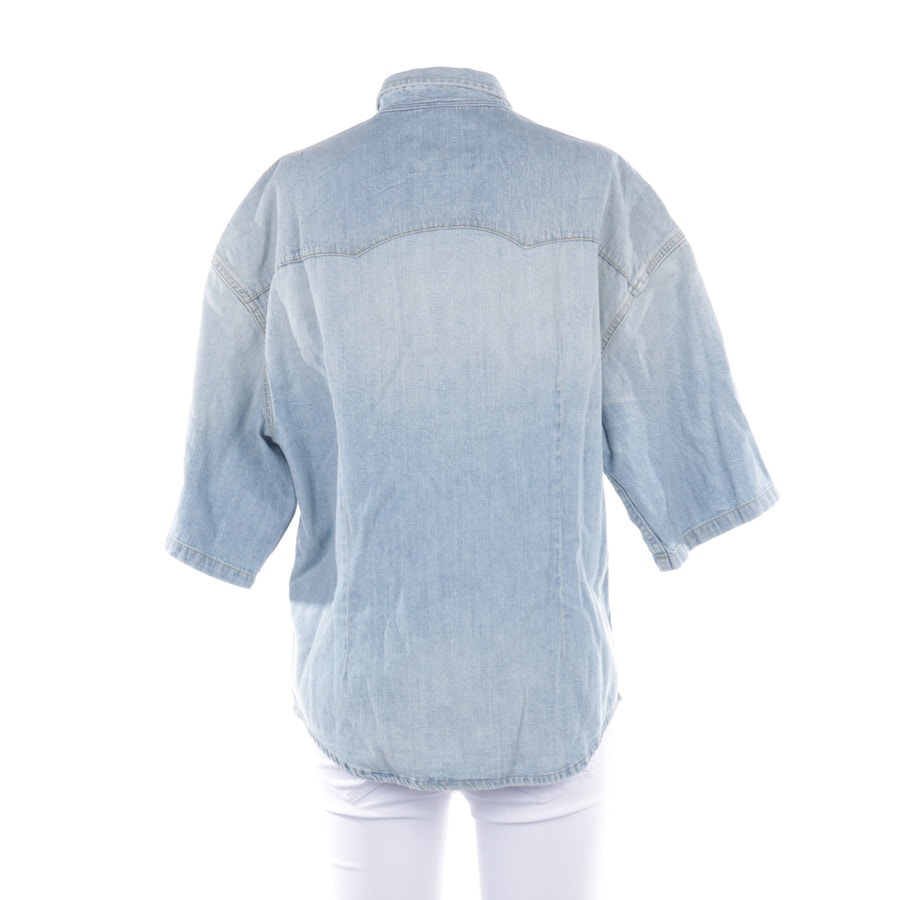 Image 2 of Jeans Shirt M Light Blue in color Blue | Vite EnVogue