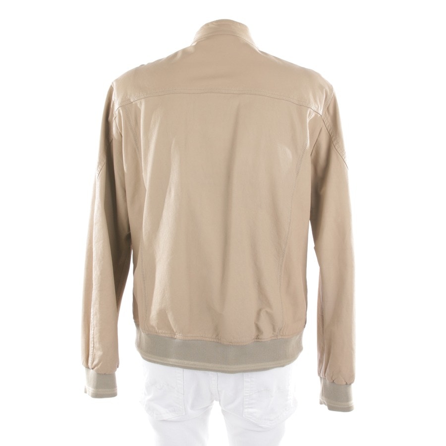 Image 2 of Leather jacket 54 Beige in color White | Vite EnVogue