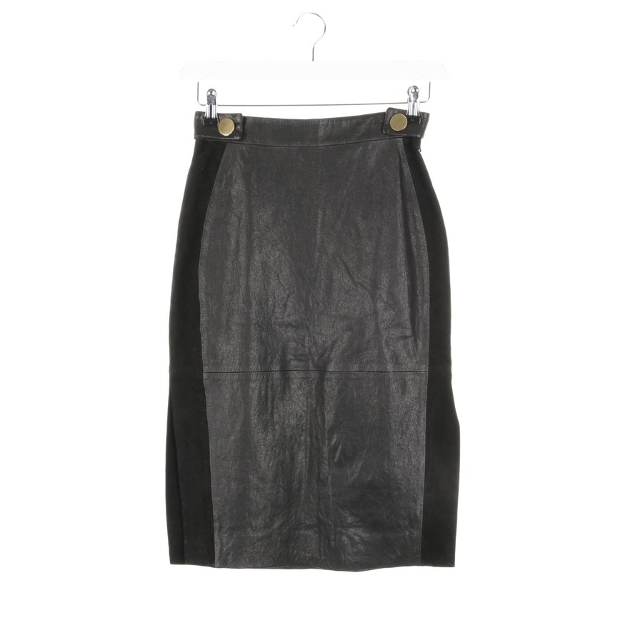 Image 1 of Leder Pencil Skirts 34 Black in color Black | Vite EnVogue