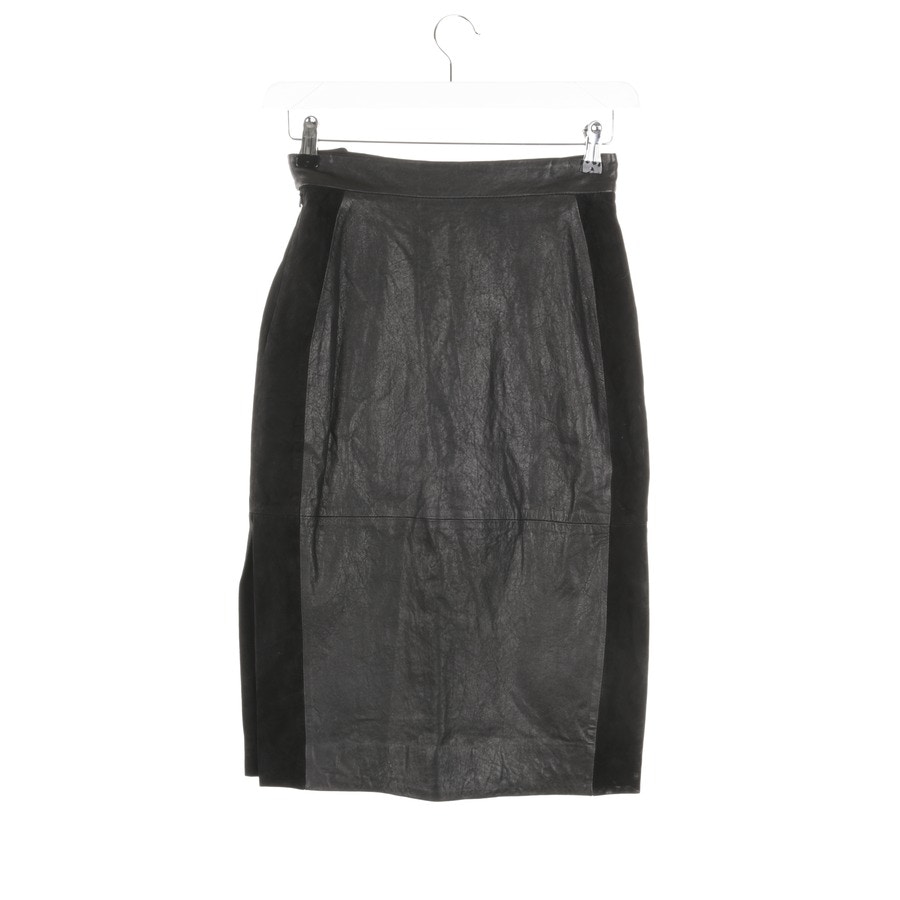 Image 2 of Leder Pencil Skirts 34 Black in color Black | Vite EnVogue