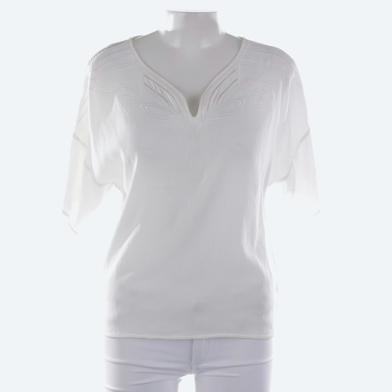 Bild 1 von Bluse 32 Beige in Farbe Weiß | Vite EnVogue