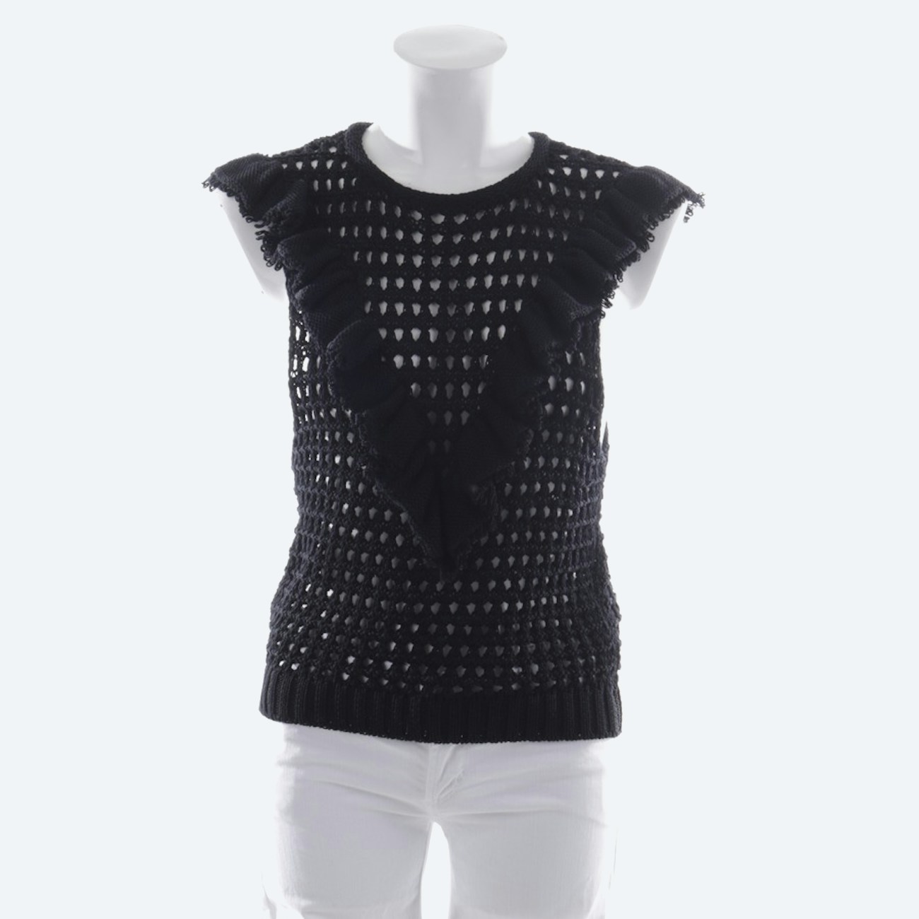 Image 1 of Knitted tops 36 Black in color Black | Vite EnVogue