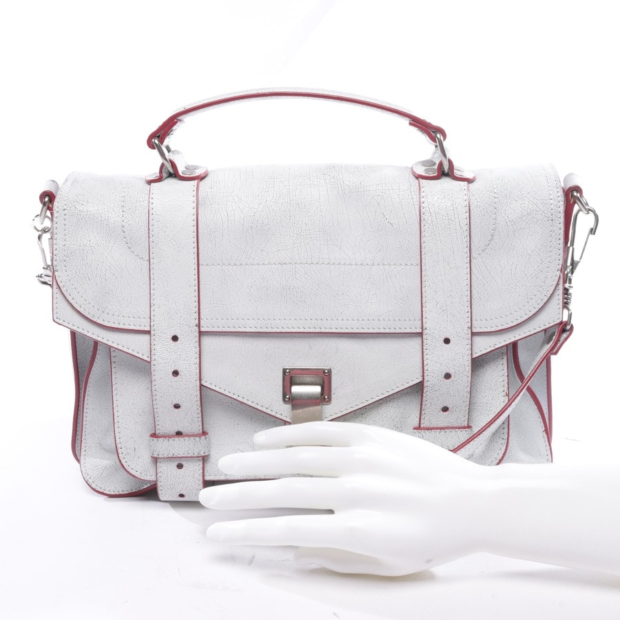 Image 4 of PS11 Classic Shoulder Bag Lightgray in color Gray | Vite EnVogue