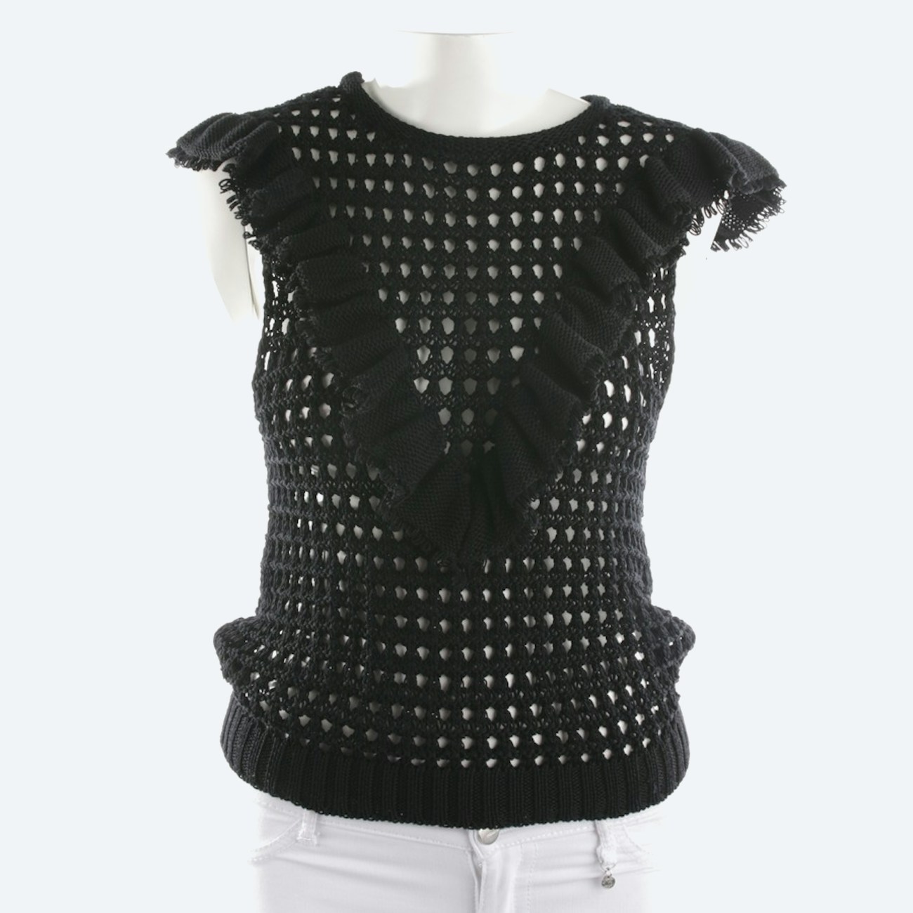 Image 1 of Knitted tops 38 Black in color Black | Vite EnVogue
