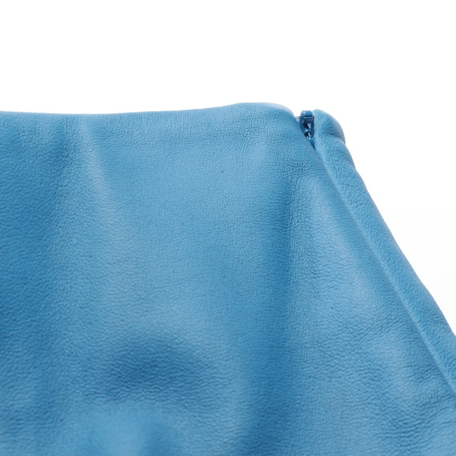Image 4 of Leather Skirt 38 Blue in color Blue | Vite EnVogue