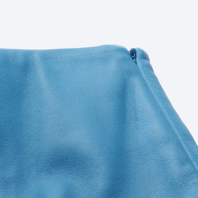 Image 4 of Leather Skirt 38 Blue in color Blue | Vite EnVogue