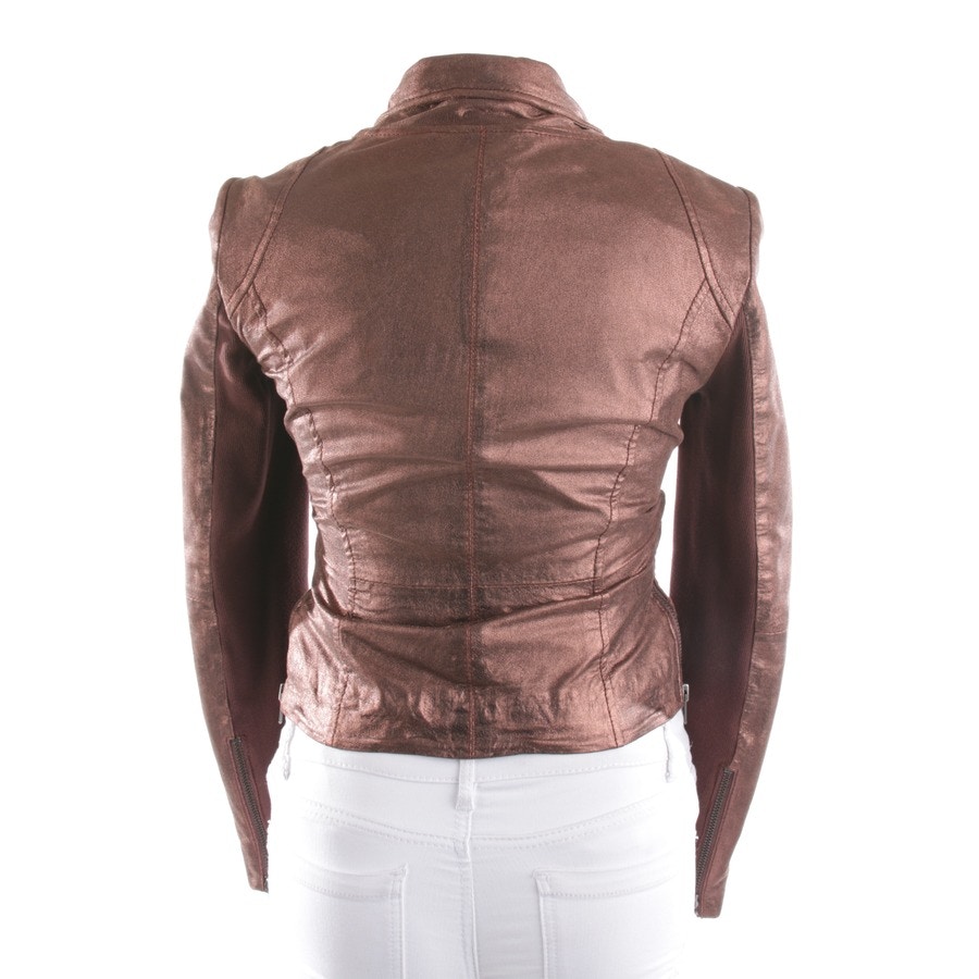 Image 2 of Leather jackets 36 Sienna in color Brown | Vite EnVogue