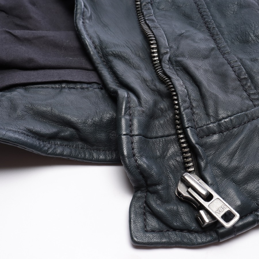 Image 5 of Leather jackets 34 Darkturquoise in color Blue | Vite EnVogue