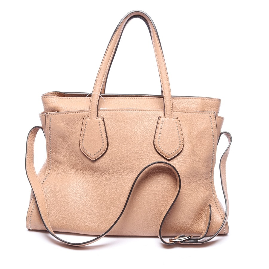 Image 2 of Ramble Studded Handbag Tan in color Brown | Vite EnVogue