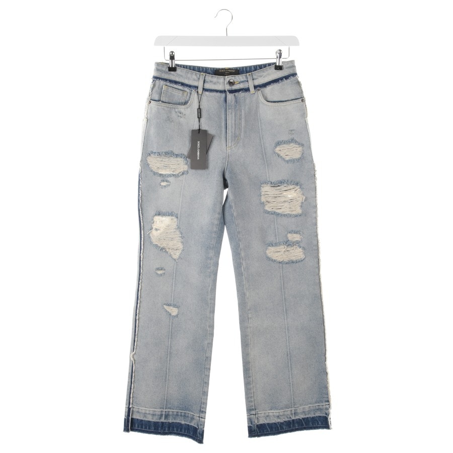 Image 1 of Jeans Straight Fit 38 Light Blue in color Blue | Vite EnVogue