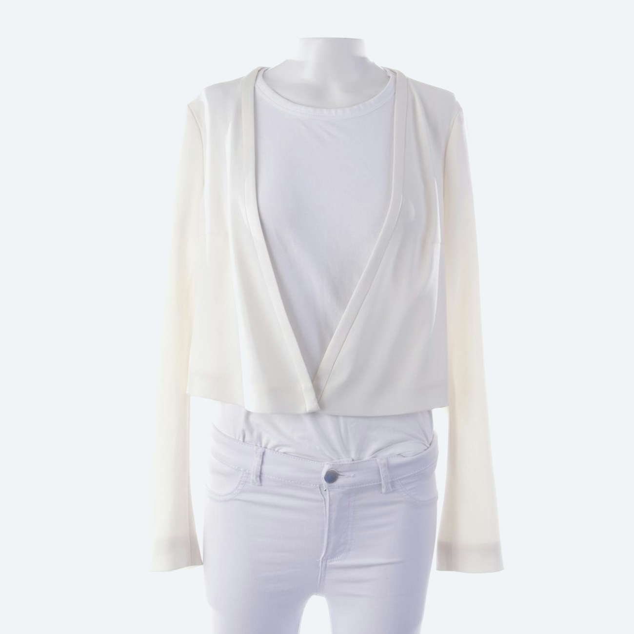 Image 1 of blazer 38 Floralwhite in color White | Vite EnVogue