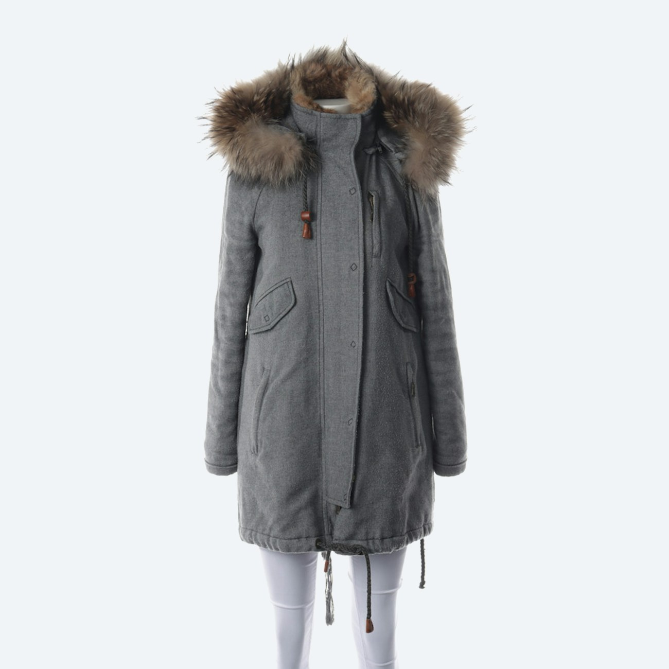 Image 1 of Winter Coat 34 Gray in color Gray | Vite EnVogue