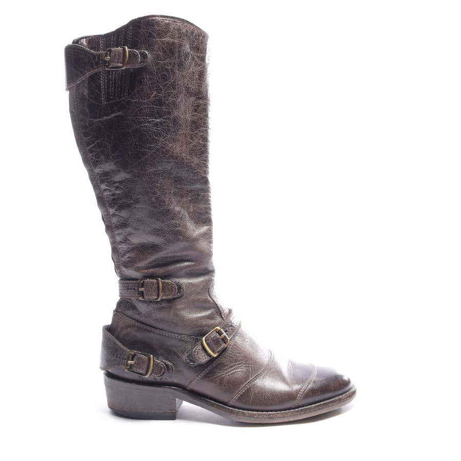 Bild 1 von Wadenhohe Stiefel EUR 36 dunkelbraun in Farbe Braun | Vite EnVogue