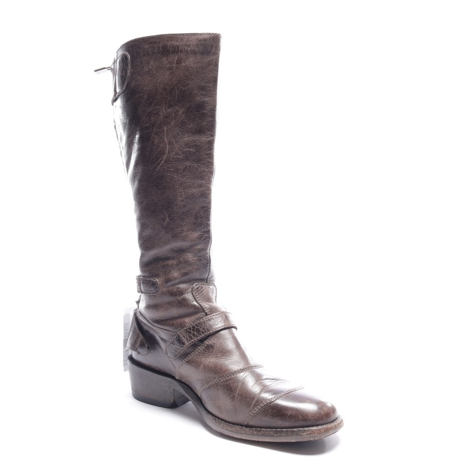 Bild 2 von Wadenhohe Stiefel EUR 36 dunkelbraun in Farbe Braun | Vite EnVogue