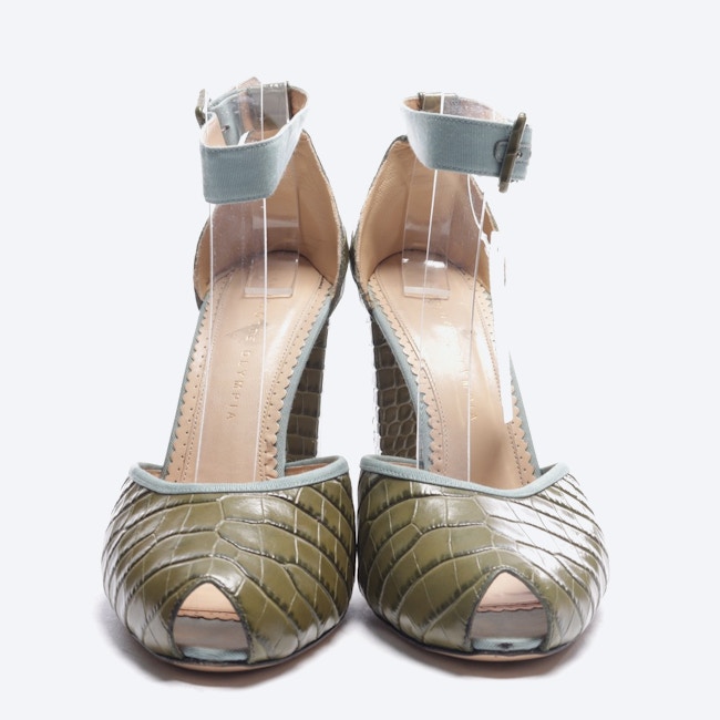 Image 4 of Heeled Sandals EUR 40 Olivedrab in color Green | Vite EnVogue