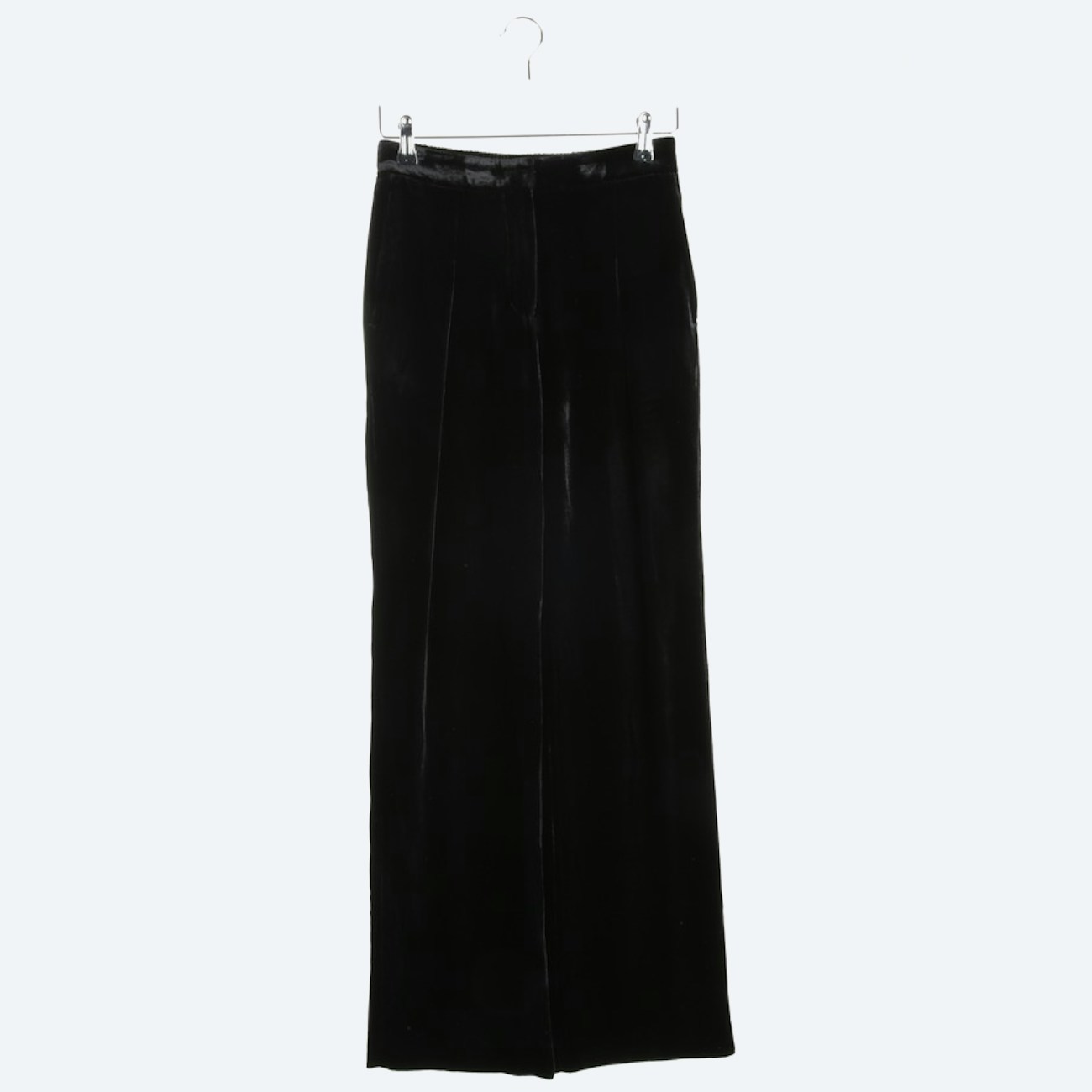 Image 1 of Velvet Pants 36 Black in color Black | Vite EnVogue
