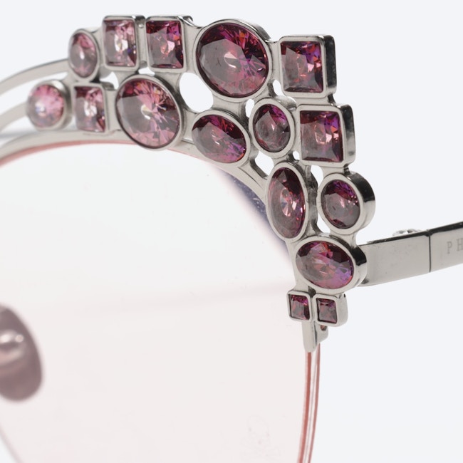 Image 4 of WES0060 Cat eyes Silver in color Metallic | Vite EnVogue
