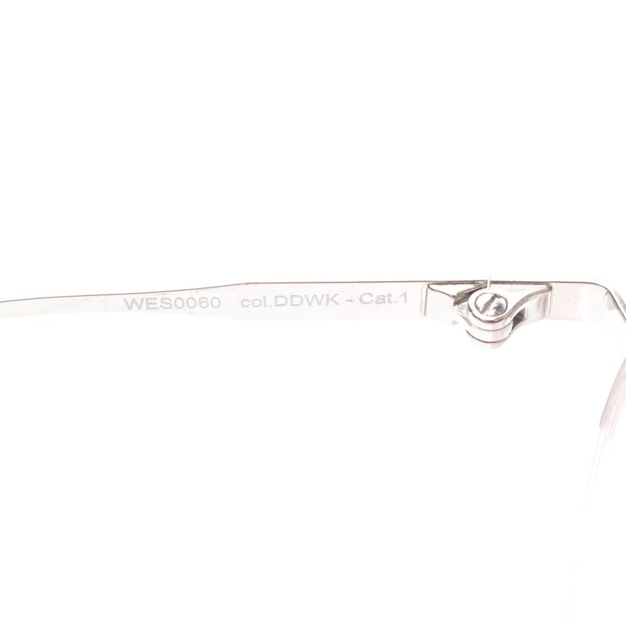 Image 5 of WES0060 Cat eyes Silver in color Metallic | Vite EnVogue