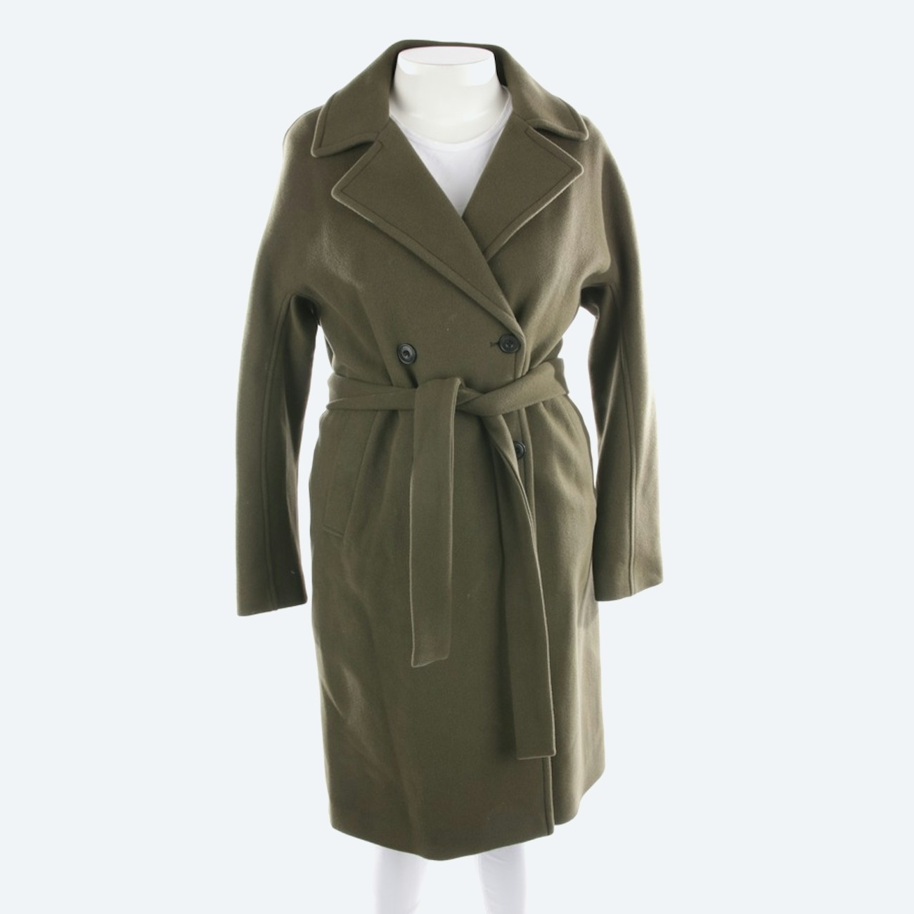 Image 1 of Other coats 42 Darkolivegreen in color Green | Vite EnVogue