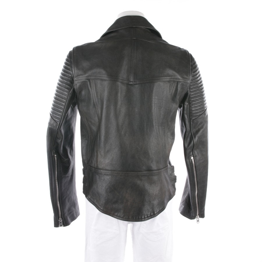 Image 2 of Leather Jacket 50 Black in color Black | Vite EnVogue