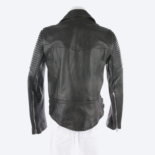 Image 2 of Leather Jacket 50 Black in color Black | Vite EnVogue