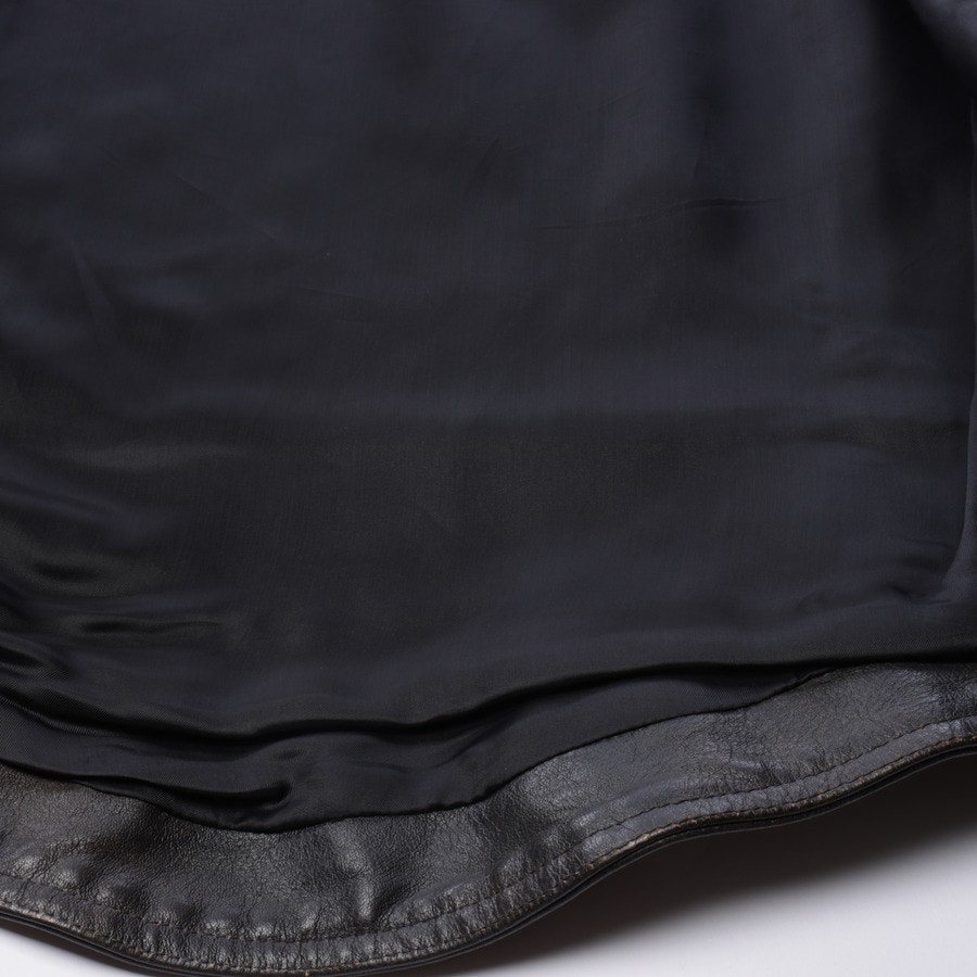 Image 6 of Leather Jacket 50 Black in color Black | Vite EnVogue